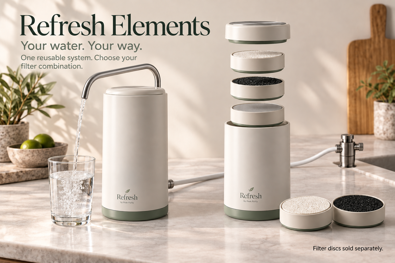 Refresh Elements: Your water. Your way.